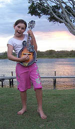 Katarine wiht an F-5 Mandolin