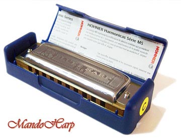MandoHarp - Hohner Diatonic Harmonica - 532/20 Blues Harp MS