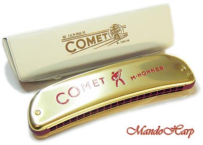 MandoHarp - Hohner Octave Harmonica - 2504 Comet 40