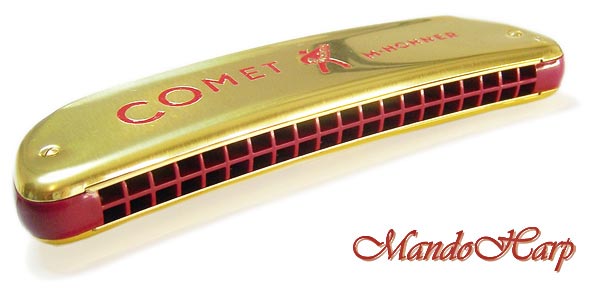 MandoHarp - Hohner Octave Harmonica - 2504 Comet 40