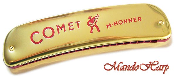 MandoHarp - Hohner Octave Harmonica - 2504 Comet 40