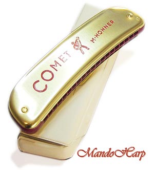 MandoHarp - Hohner Octave Harmonica - 2504 Comet 40