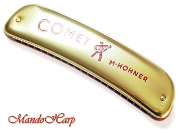 MandoHarp - Hohner Octave Harmonica - 2504 Comet 40