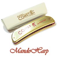 MandoHarp - Hohner Octave Harmonica - 2504 Comet 40