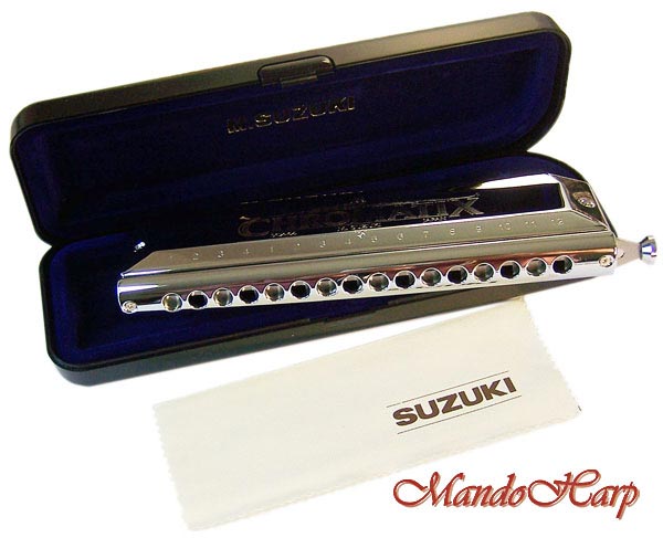 MandoHarp - Suzuki Chromatic Harmonica - SCX-64 'Chromatix' 16-Hole