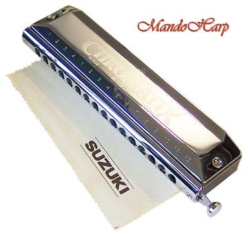 MandoHarp - Suzuki Chromatic Harmonica - SCX-64 'Chromatix' 16-Hole