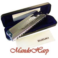 MandoHarp - Suzuki Chromatic Harmonica - SCX-64 'Chromatix' 16-Hole