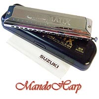 MandoHarp - Suzuki Chromatic Harmonica - SCX-64 'Chromatix' 16-Hole