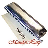 MandoHarp - Suzuki Chromatic Harmonica - SCX-64 'Chromatix' 16-Hole