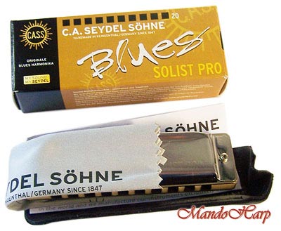 MandoHarp - Seydel Diatonic Harmonica - 11301 Blues Solist Pro