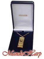 MandoHarp - Hohner Miniature Diatonic Harmonica - 110 Gold Little Lady