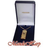 MandoHarp - Hohner Miniature Diatonic Harmonica - 110 Gold Little Lady