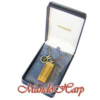 MandoHarp - Hohner Miniature Diatonic Harmonica - 110 Gold Little Lady