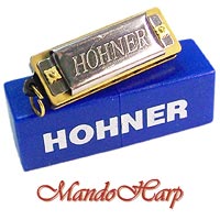 MandoHarp - Hohner Miniature Diatonic Harmonica - 125/8 Mini Harp