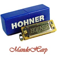 MandoHarp - Hohner Miniature Diatonic Harmonica - 125/8 Mini Harp