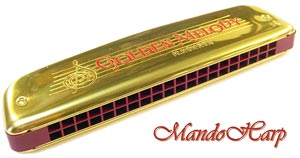 MandoHarp - Hohner Tremolo Harmonica - 2416/40 Golden Melody Tremolo