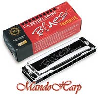MandoHarp - Seydel Blues Favorite Black
