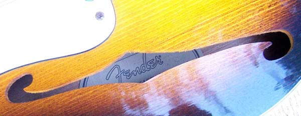 MandoHarp - Fender Semi-Acoustic F-Hole Electric Mandolin