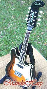 MandoHarp - Fender Semi-Acoustic F-Hole Electric Mandolin