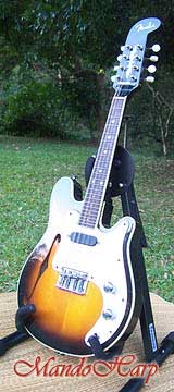 MandoHarp - Fender Semi-Acoustic F-Hole Electric Mandolin