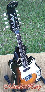 MandoHarp - Fender Semi-Acoustic F-Hole Electric Mandolin