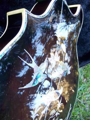 Floral Swallows F4-Style Inlaid Mandolin