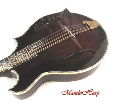Floral Swallows F4-Style Inlaid Mandolin