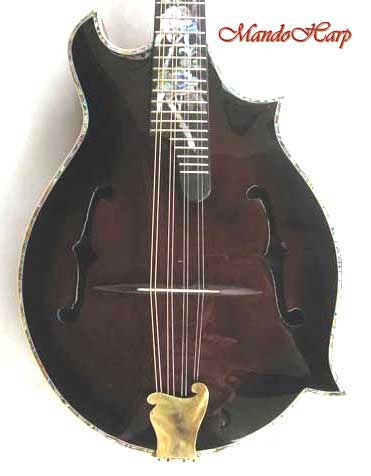 Floral Swallows F4-Style Inlaid Mandolin