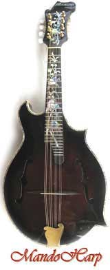 Floral Swallows F4-Style Inlaid Mandolin