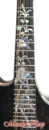 Floral Swallows F4-Style Inlaid Mandolin