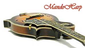 MandoHarp - Hand-Made Inlaid F5 Mandolin