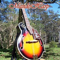 MandoHarp - Hand Made 'Abalone Dragon' F-5 Mandolin with Abalone and Mother of Pearl Inlay