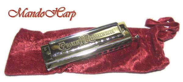 MandoHarp - Velvet Instrument Bag for Chromatic Harmonicas