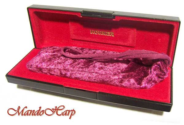 MandoHarp - Velvet Instrument Bag for Chromatic Harmonicas