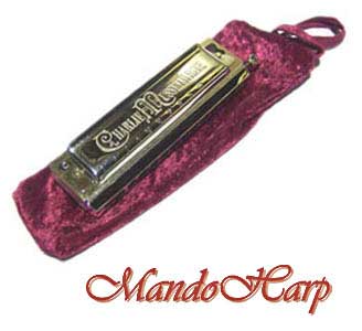 MandoHarp - Velvet Instrument Bag for Chromatic Harmonicas