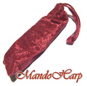 MandoHarp - Velvet Instrument Bag for Chromatic Harmonicas