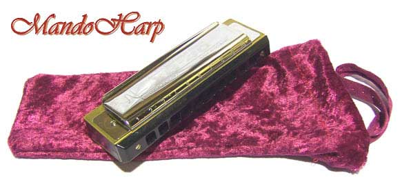 MandoHarp - Velvet Instrument Bags for Diatonic Harmonicas