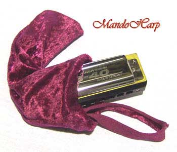 MandoHarp - Velvet Instrument Bags for Diatonic Harmonicas