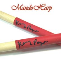 MandoHarp - 'GRIPS' Drumsticks from Kenny Payne - Maple 7A - Latex Hand Grips