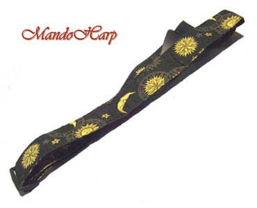MandoHarp - Sun and Moon Guitar Strap