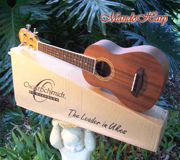 MandoHarp - Oscar Schmidt OU2 Concert Ukulele