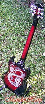 MandoHarp - Red Dragon SG-Style Electric Guitar