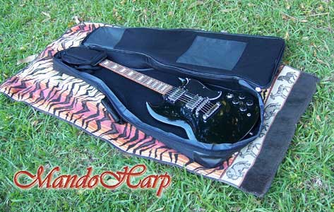 MandoHarp - 'Westfield Black SG' 6-String SG-Style Electric Guitar