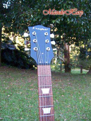 MandoHarp - 'Westfield Black SG' 6-String SG-Style Electric Guitar