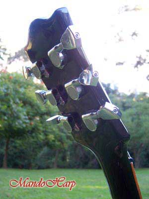 MandoHarp - 'Westfield Black SG' 6-String SG-Style Electric Guitar