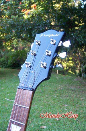 MandoHarp - 'Westfield Black SG' 6-String SG-Style Electric Guitar