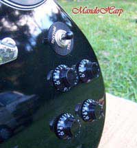 MandoHarp - 'Westfield Black SG' 6-String SG-Style Electric Guitar