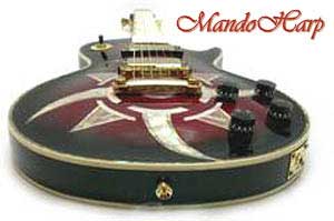 MandoHarp - 'Rotor' - Hand-Made Inlaid 6-Str Electric Guitar