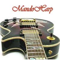 MandoHarp - 'Rotor' - Hand-Made Inlaid 6-Str Electric Guitar