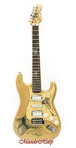 MandoHarp - 'Marlin' Strat-Style Inlaid Electric Guitar